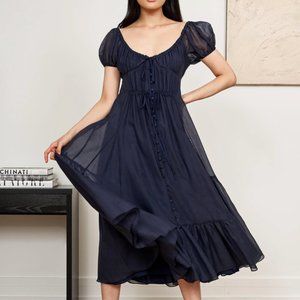 La Ligne Josie Dress in Navy
